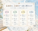数秘術で次の４週間の運勢と過ごし方を届けます 月曜始まり｜毎週「動く・整える」の目安がわかります イメージ2