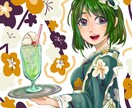 SNS用キャラクターアイコン描きます 絵柄を気に入ってくださった方ぜひ！ イメージ1