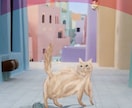 ペットや子どもの絵のイラストとデザインを制作します たくさんの動物たをちグラフィックデザインにしませんか。 イメージ1