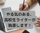 ブログやサイトの記事を執筆します 上位検索を目指します！高校生が手がけるwebライティング イメージ1