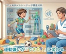 PT・ABA認定者が動作分析！します 理学療法士が不器用・運動嫌いな子の「姿勢の根っこ」診断します イメージ1