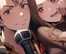 似顔絵をアニメ化します アニメ化イラストを受け付けています イメージ1