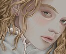 幻想的な中性的肖像画を描きます 耽美で幻想的なリアル肖像画をお届け イメージ1