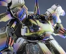 ガンプラ製作代行・グロス系・ツヤツヤ塗装致します 艶々(メッキ・キャンディ)特殊塗装(偏光マジョーラ)等 イメージ2