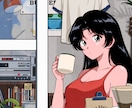 商用/EN OK◎レトロポップなイラスト描きます ◆動画サムネイル・ジャケット・グッズ・何でもご相談ください◆ イメージ4