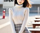 AI美女（タートルネック）画像プロンプト販売します DALL-E使用！生成！タートルネック好きにはたまらない！ イメージ3
