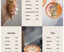 お店の魅力が伝わるメニュー表を作ります 見やすく、雰囲気のあるデザインに仕上げます イメージ2