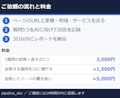 AIに聞いたときの自社の見え方を診断します 質問5つの回答を記録・直す点を5つご提案 イメージ3