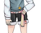 アイコン/歌ってみたイラスト描きます 等身大/デフォルメ、かわいい女の子/かっこいい女の子描きます イメージ4