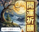 極開運※2週間コース【幸運を運ぶ御利益】を与えます いざと言う時に効果を発揮したい方オススメ！鑑定付き イメージ1