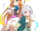 少しデフォルメのきいたかわいいイラストを描きます 同人誌や書籍の表紙、ＣＤ、広告、ゲームの立ち絵、二次創作OK イメージ3