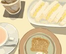 食べ物のイラスト描きます お好きな食べ物や料理を柔らかいテイストで描きます イメージ5