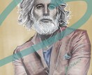 スタイリッシュな似顔絵作成します 元ファッションデザイナースタイリッシュでリアルアート提案 イメージ1