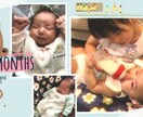メモリアルムービー☆★子供の１歳の記念映像作ります 誕生から１歳の誕生日までの思い出をアルバム風な映像にします イメージ4