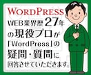 WordPressのお悩みに回答させていただきます WEB業界歴27年の現役プロが、回答させていただきます イメージ1