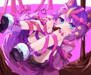 女の子が得意！魅力的なイラスト描きます バストアップから全身イラスト、背景あり等なんでも！◎ イメージ1
