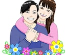 大切な人との似顔絵お描きします いただいたお写真から服装などもご要望をお聞きしてお描きします イメージ2