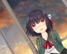 背景込み美少女イラスト描きます 観賞用以外にも、表紙や挿絵など同人活動にお使いいただけます イメージ4