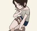 柔軟な構図のキャラクター線画イラスト制作いたします 人物が魅力的に映る構図にこだわった線画絵を提供致します。 イメージ4