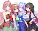 かわいい美少女系1枚イラスト描きます かわいいイラストを動画、サムネイルやメインビジュアルに！ イメージ3