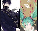 スタイリッシュな一枚絵を描きます 12月末まで商用利用料サービス中！即日返信いたします。 イメージ1