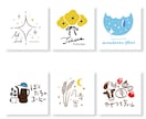 ゆるくて可愛い手描きイラストロゴ作ります 個人作家・農家さんなど、手作りのぬくもりを伝えたい方へ イメージ4