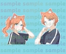 ラフでかわいいイラスト描きます SNS、サムネ、ショートに、ラフでかわいいイラスト描きます！ イメージ9