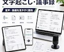 音声・動画の文字起こしと要約をします 会議・商談・セミナー内容を見やすく整理 イメージ1