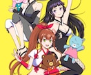 ぱきっとした女子イラスト描きます 明るい雰囲気の女子キャラ／男子もOK! イメージ1
