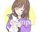 優しい女の子＊SNS用イラスト・アイコン描きます 商用利用可能！ブログやInstagramなどにも◎ イメージ4