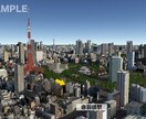 Google Earthで３Dの地図動画を作ります 最寄駅から目的地までを約15秒の動画でわかりやすく伝えます！ イメージ3