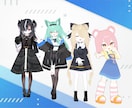 Vroidにて3Dモデル生成します Vrchat等アバターにも使用できます イメージ2