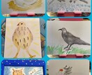 鳥さんのイラスト描きます 水彩で描いた鳥さんをお届けします！ イメージ1
