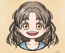 オリジナルなアイコンをすぐにお描きします 簡単なテンプレートを記入して可愛いアイコンが完成☆ イメージ4