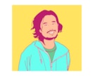 明るいカラーであなたらしい似顔絵を描きます 名刺やSNSのアイコンにも＊おしゃれなシンプル似顔絵 イメージ9