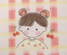 ゆるくて可愛い優しい絵を絵を絵描きます ほんわかしたゆるふわ、イラストが好きな方は是非！似顔絵も◎ イメージ3