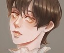 儚げなリアルテイストのイラスト描きます SNSのアイコン、似顔絵等のご依頼受けております。 イメージ3
