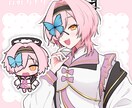 バストアップイラスト ❀ 制作いたします ✿ 配信などの活動にお使いいただけるイラストです ✿ イメージ8