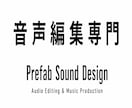 音声作品専門のプロエンジニアによる音声編集できます シチュエーションボイス、ASMRなど実績1000件以上！ イメージ1