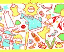 愛されゆるかわイラストお描きします あなたの好きをぎゅぎゅっと詰めこみます。 イメージ9