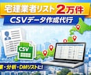 東京都の宅建業者リスト2万件CSV提供します 営業・分析に使える宅建業者2万件データ イメージ1