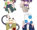 デフォルメイラストお描きします グッズや動画などに使用するあなたのキャラクターをお描きします イメージ4