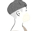 シンプルSNSアイコンお描きします ほどよいデフォルメであなたの魅力を凝縮して伝えます イメージ2