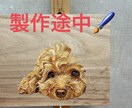 オーダーメイド 木製表札 ペットイラスト製作します 可愛いペットの表札を手描きで味のある物に仕上げます イメージ2
