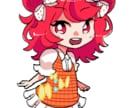SDイラスト可愛くお安く承ります ラフの修正回数無制限で満足の頂ける作品を提供致します イメージ4
