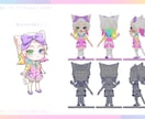 ミニキャラ3Dモデリングムービーつくります 2頭身のミニキャラモデリングから数秒のムービーを作成します。 イメージ1