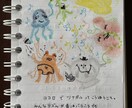 あなたの想いを手描きアートで表現します 心にそっと寄り添う世界に一枚だけの作品です イメージ4