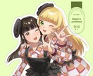高クオリティ！サムネやオタ活用のイラスト描きます サムネイルやお祝い絵、フラスタ用のイラスト（全身可） イメージ3