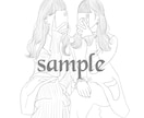 シンプル、白黒デザイン、オシャレイラスト描きます SNSなどのアイコンやインテリアにいかがですか？ イメージ6