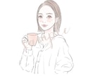 商用◎！ふんわり可愛い♡アイコン、似顔絵、描きます おしゃれで可愛い女性イラストです。アイコンや名刺に♡ イメージ2